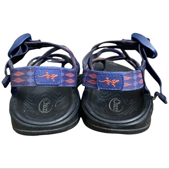 Chaco Women's Zvolv X2 Athletic Sandal Volcanic Blue Orange Black 7 - Picture 6 of 16